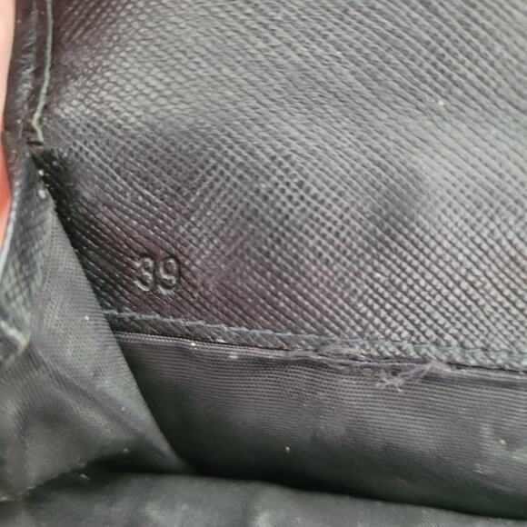 PRADA Black Nero Saffiano Leather Wallet Large Bifold Compact Unisex Authentic - Picture 12 of 14